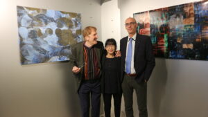 inaugurazione della mostra di Fukushi ito